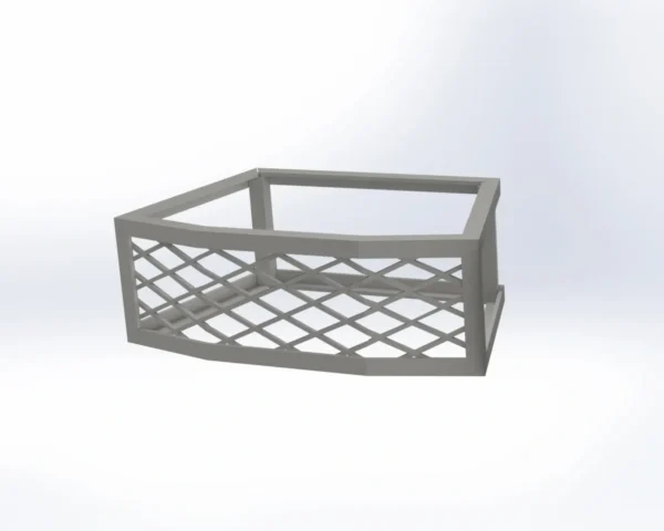 A 3 d image of the basket.